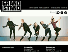 Tablet Screenshot of grandstandhq.com
